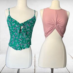 Set of two NWT crop tops